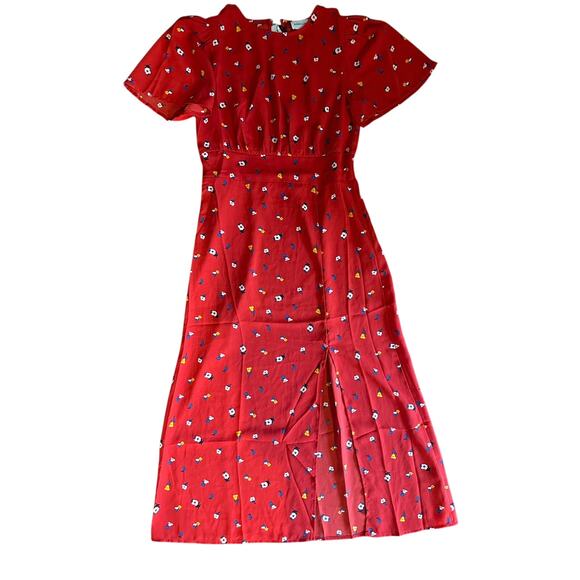 Sugar + Lips side slit summer dress women's medium NWT - Picture 1 of 3